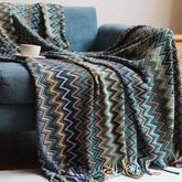 Bohemian Blue - Throw Blanket